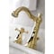 Kingston Brass FSC1972BX Widespread Bathroom Faucet with Pop-Up Drain, Polished Brass FSC1972BX - alternate 3